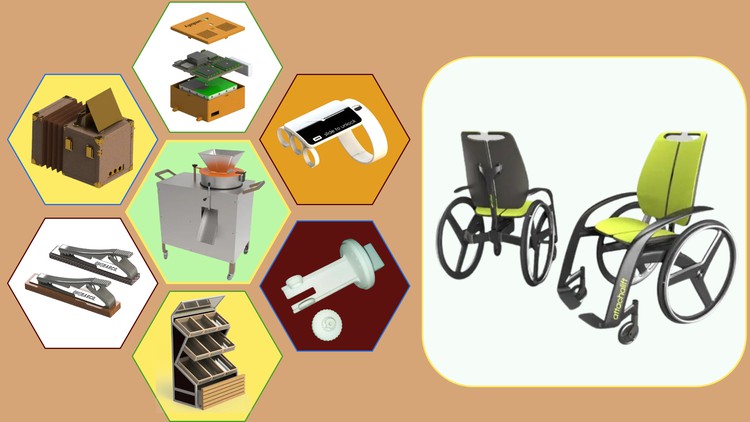 Autocad, Solidworks, Industrial Product Design with DFM
