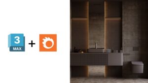 3Ds Max Photorealistic Interior Design: Bathroom Edition