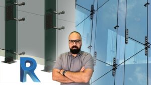 Revit Parametric Family- Glass Panel & Fin Connection Design