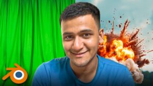 VFX Compositing in Blender: Camera Tracking & Green Screen