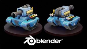 Blender 4.X – 3D Modeling for Games – COMPLETE WORKFLOW