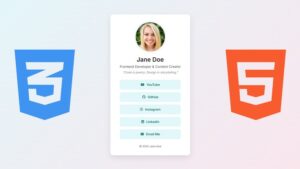 Create Your Own Link-in-Bio Website with HTML & CSS