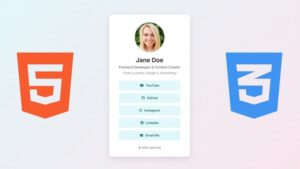 Create Your Own Link-in-Bio Website with HTML & CSS