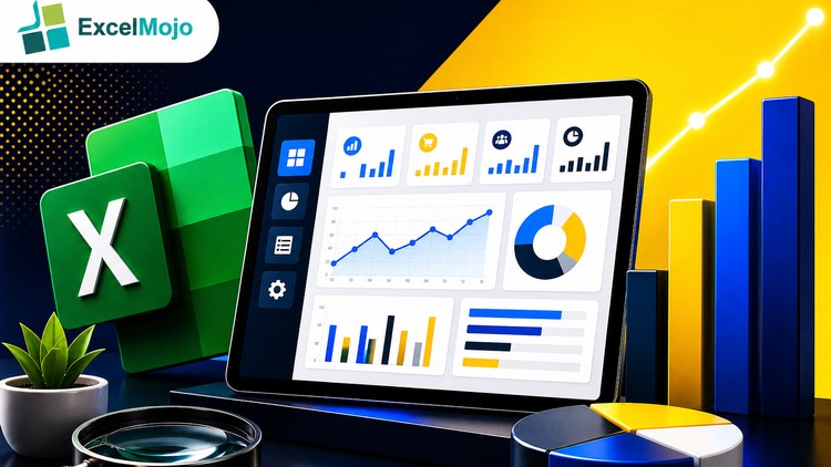 Build Interactive Excel Dashboards with Real Data & Projects
