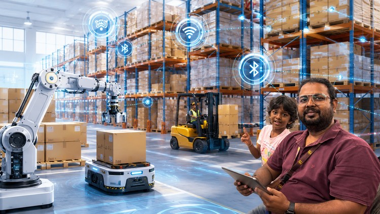 AI-Powered RFID, IoT & BLE for Warehouse Operations