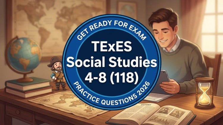 TExES Social Studies 4-8 (118) Practice Test 2026
