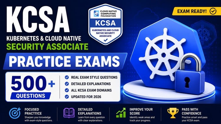 KCSA Practice Exams | 500+ Questions | 6 Full Tests
