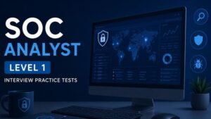 SOC Analyst Level 1 (Tier 1) Interview Practice Tests — 500+