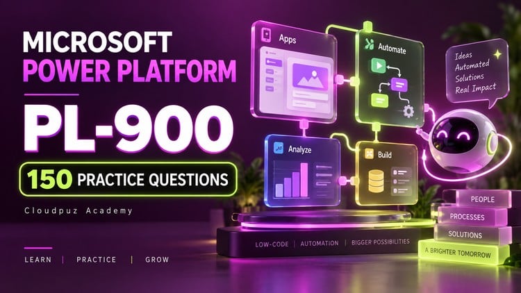 Power Platform PL-900: 150 Practice Questions