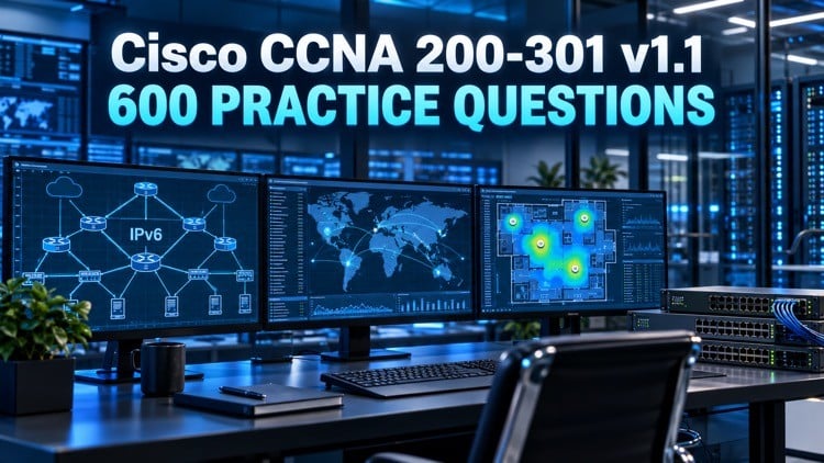 Cisco CCNA 200-301 v1.1 Practice Exams: 600 Questions