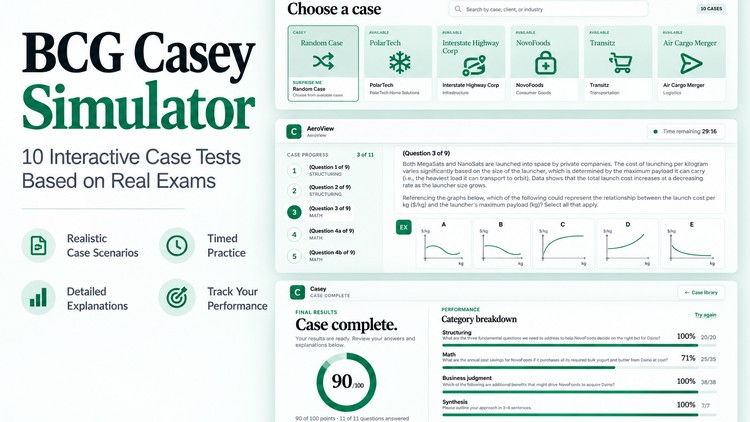 BCG Casey Chatbot: Practice Tests for Consulting Assessment